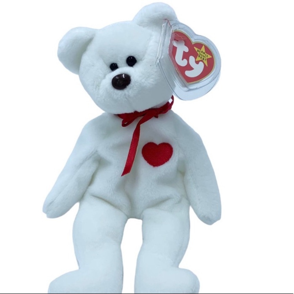 Ty Beanie Babies 1995 "Valentino the Bear"